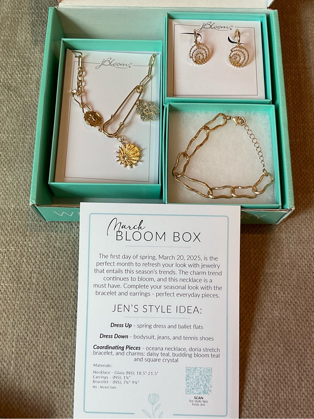 Gold Layered Charm Necklace — Bloom Box Collection